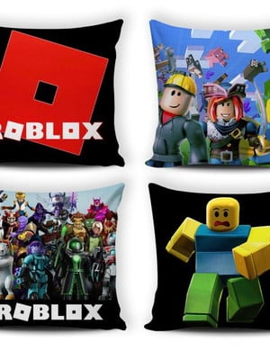 Kit 4 capas de almofada roblox