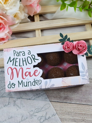 Caixa 8 doces de dia das mães