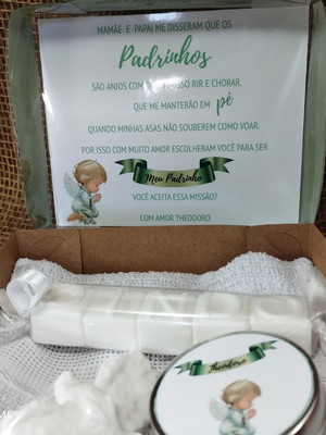 Convite padrinhos e madrinhas de batizado