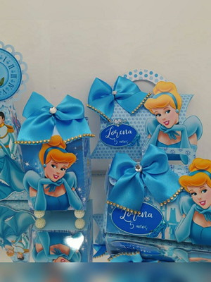 Kit personalizado cinderela-20 peças