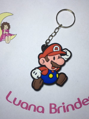 Chaveiro mario bros andando emborrachado pct c/2 unidades.