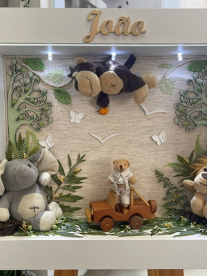 Quadro maternidade amor maior - safari