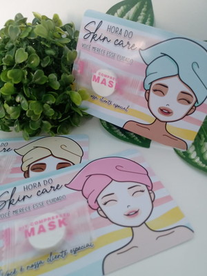 Kit com 10 card e mascara