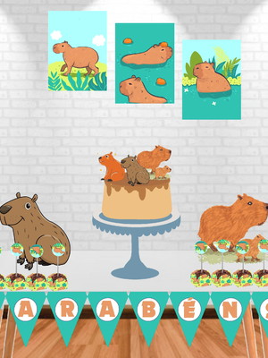 Kit festa capivara