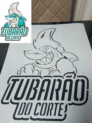 Stencil molde vazado personalizado - mande sua arte antes