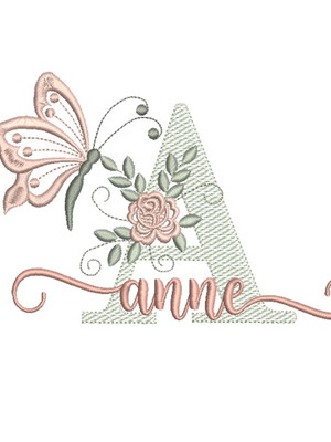 Matriz de bordado - anne (fazemos qualquer nome)