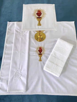Alfaias cálice coração de jesus - litua