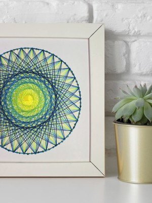 Coleção pavão - mandala