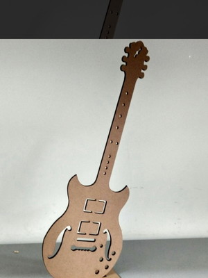 Guitarra com base 20cmem mdf