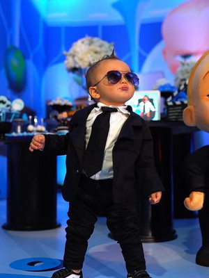 Pajem bebê com blazer