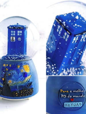 Globo de neve personalizado dr who