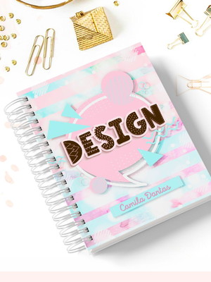 Caderno de anotações design