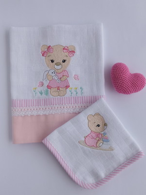Kit fralda de boca e babete