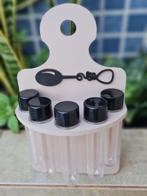 Porta tempero com tubetes