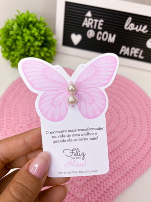 Brincos personalizados de pérolas dia das mães