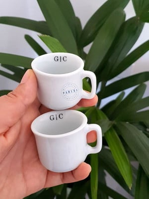 Xícara de porcelana personalizada lembrancinha