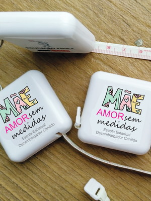 Fita métrica quadrada personalizada