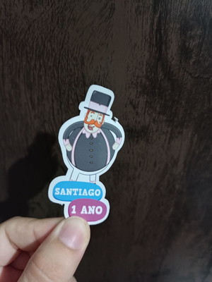 100 tags aplique para tubete mundo bita 3d