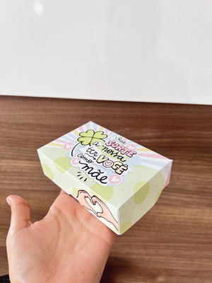 Caixas para 6 doces personalizadas dia das mães