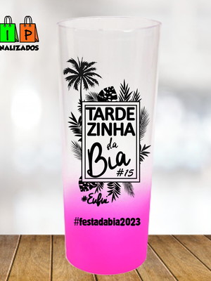 Copo tardezinha - long drink degrade personalizado
