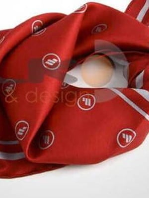 Lenco ou echarpe personalizada com logos