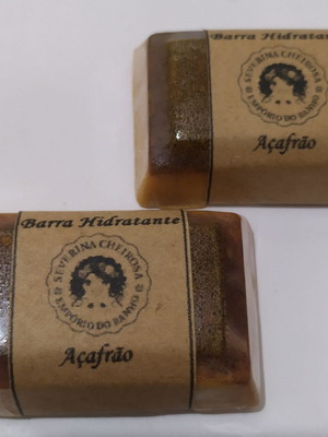 Sabonete artesanal de açafrão - 28 gramas