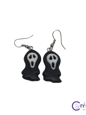 Brincos ghostface (pânico)