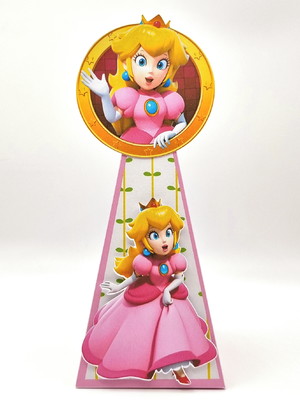 Caixa cone - princesa peach