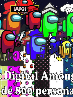 Kit digital amongus + 3 arquivos de mesmo valor