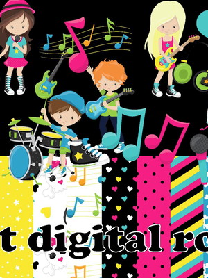 Kit digital rock + 3 arquivos de mesmo valor
