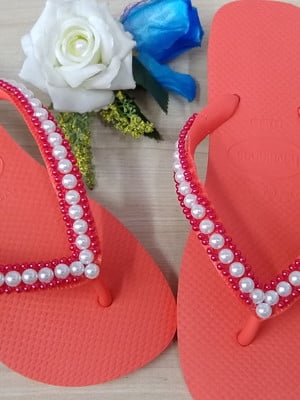 Chinelo havaianas vermelha