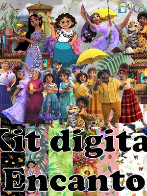 Kit digital encanto + 3 arquivos de mesmo valor
