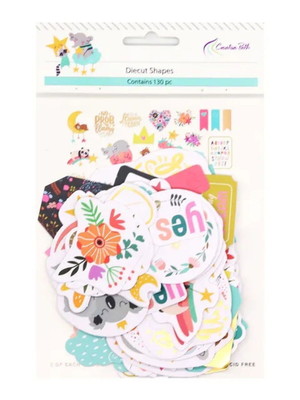 Die cuts com foil - dream coala (130 peças)
