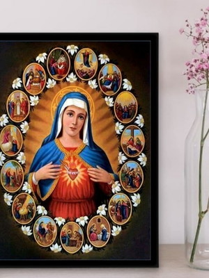 Quadro fases da vida de maria