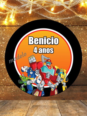 Adesivo pirulito transformers