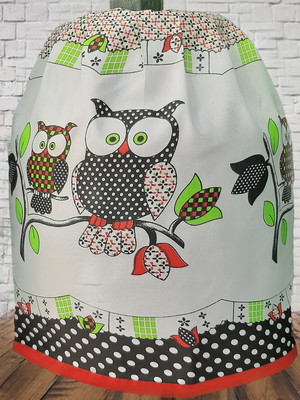 Capa botijão de gás kit 2 peças corujinha