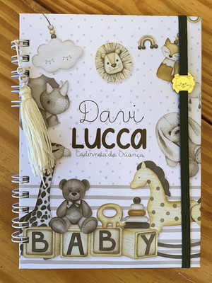 Caderneta de vacinação personalizada - brinquedos menino