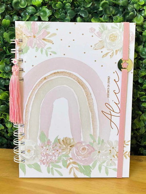 Caderneta de vacinação personalizada - arco-íris
