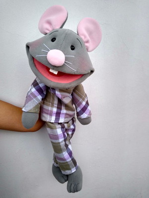 Fantoche ratinho de pijama