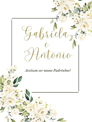 Convite digital para padrinhos de casamento + manual de padr