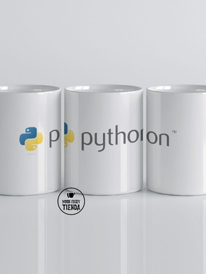 Caneca programador programação phyton porcelana importada