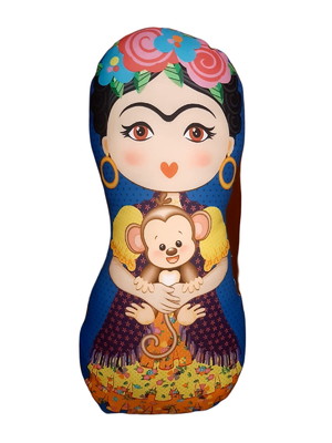 Almofada divertida frida kahlo
