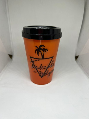 Copo twister 300ml personalizado com tampa bucks tardezinha