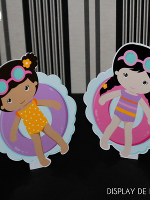 Arquivo personalizado display de mesa - pool party