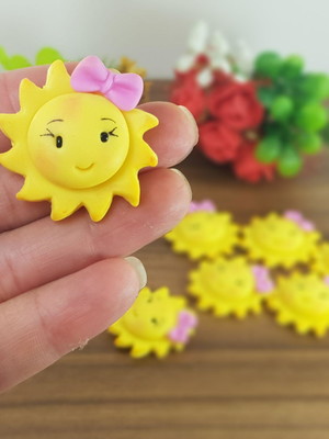 Imã solzinho - 30 unidades em biscuit- n3