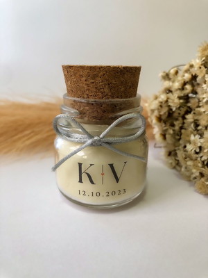 Mini velas aromáticas - tampa rolha (lembrancinhas)