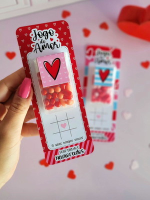 Card com balinhas dia dos namorados