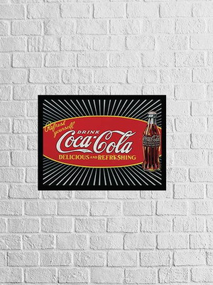 Quadro coca-cola classic (a3- com vidro)