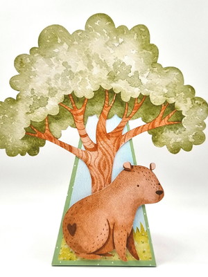 Caixa cone - capivara / fauna brasileira