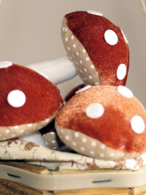 Varal de cogumelo caramelo